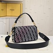 Fendi x Versace Fendace Gradient Crystal Baguette Shoulder Bag - 28x7.5x14cm - 6