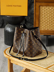 LV NeoNoe MM Monogram Canvas Black M44020 - 26x26x17.5cm - 4