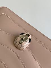 Bvlgari Serpenti Forever East West Handbag Shoulder Bag Patent Pink - 22x13x5.5cm - 5