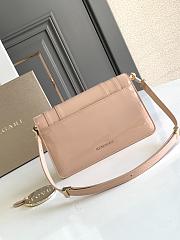 Bvlgari Serpenti Forever East West Handbag Shoulder Bag Patent Pink - 22x13x5.5cm - 4