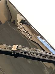 Bvlgari Serpenti Forever East West Handbag Shoulder Bag Patent Black - 22x13x5.5cm - 2