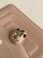 Bvlgari Serpenti Forever Small Crossbody Bag Patent Pink - 20x14x4.5cm - 4