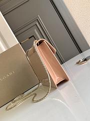 Bvlgari Serpenti Forever Small Crossbody Bag Patent Pink - 20x14x4.5cm - 3