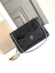 Bvlgari Serpenti Forever Crossbody Bag Patent Black - 25x17x8cm - 1