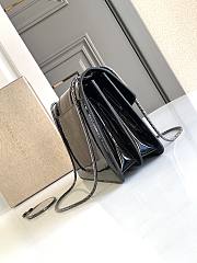 Bvlgari Serpenti Forever Crossbody Bag Patent Black - 25x17x8cm - 4