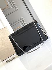 Bvlgari Serpenti Forever Crossbody Bag Patent Black - 25x17x8cm - 2
