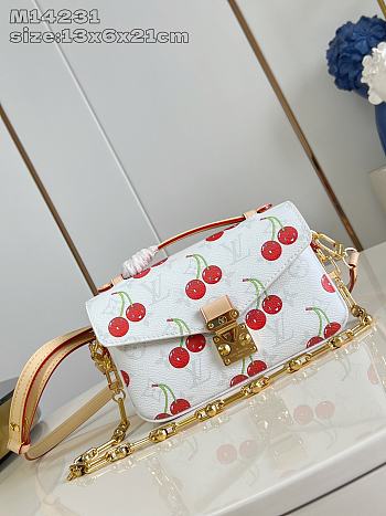 LV x TM Pochette Metis East West Handbag M14231 - 21.5x13.5x6cm