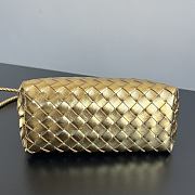 Bottega Veneta Small Andiamo Foggy Mirror Leather Gold - 25x20x10cm - 5