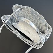 Bottega Veneta Small Andiamo Foggy Mirror Leather Silver - 25x20x10cm - 4