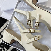 Dior Cherie Slingback Pump White Supple Calfskin 4cm - 6