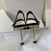 Dior Icon Slingback Pump Black Crinkled Patent Calfskin 8cm - 3