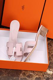Hermes Oasis Sandal Epsom Light Pink 5cm - 3