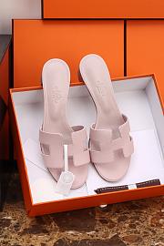 Hermes Oasis Sandal Epsom Light Pink 5cm - 4