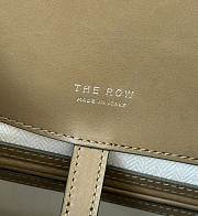 The Row Soft Margaux 12 Bag in Calfskin Leather Beige Brown - 30.5x23x19cm - 3