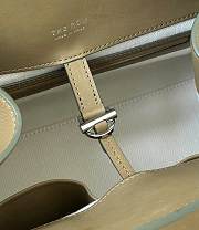 The Row Soft Margaux 12 Bag in Calfskin Leather Beige Brown - 30.5x23x19cm - 6