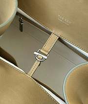 The Row Soft Margaux 15 Bag in Calfskin Leather Beige Brown - 38x24x27cm - 5