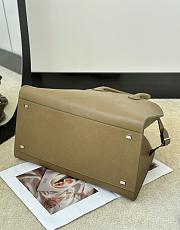 The Row Soft Margaux 15 Bag in Calfskin Leather Beige Brown - 38x24x27cm - 2