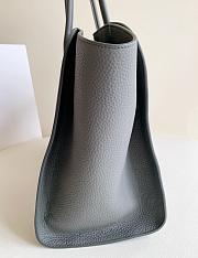 The Row Marlo 17 Bag in Textured Calfskin Leather Gray - 43x30.5x16cm - 2