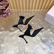 Jimmy Choo 100mm Brook Bow Pointed Mules Black - 3