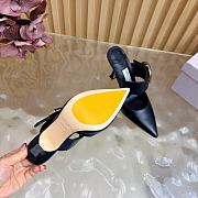 Jimmy Choo Magie 90 Nappa Leather Mules In Black - 6