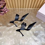 Jimmy Choo Magie 90 Nappa Leather Mules In Black - 5
