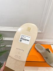 Hermes Antigua Espadrille In Suede Beige - 3