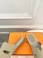 Hermes Antigua Espadrille In Suede Beige - 6