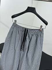 Balenciaga Pants in Gray Checkered   - 2