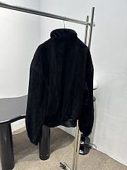 Balenciaga Blouson In Black Vintage Looking Suede Leather - 5