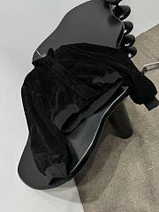 Balenciaga Blouson In Black Vintage Looking Suede Leather - 2