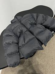  Balenciaga Belted Hourglass Short Puffer in Black  - 6