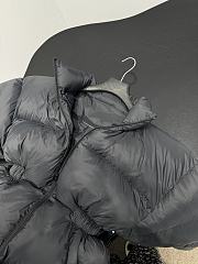  Balenciaga Belted Hourglass Short Puffer in Black  - 3