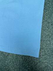 Balenciaga Washed Crayon Political T-Shirt Medium Fit In Azure Dry Jersey - 4