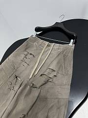 Balenciaga Distressed Cargo Pants in Grey - 5
