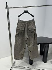 Balenciaga Distressed Cargo Pants in Grey - 3