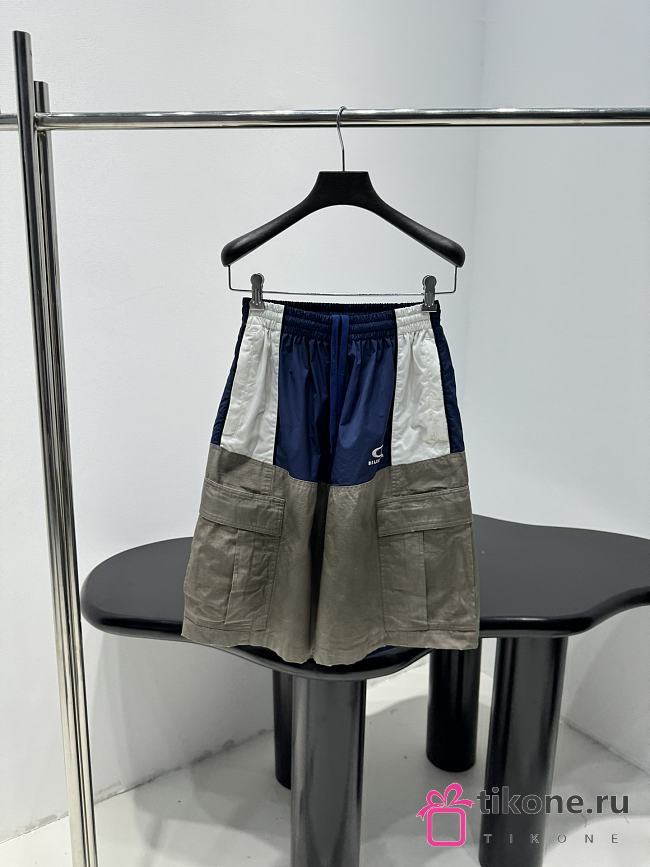 Balenciaga Cut-Up Cargo Tracksuit Shorts - 1