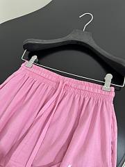 Balenciaga Laurel Classic Football Shorts Mini Skirt in Light Pink - 4
