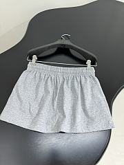 Balenciaga Laurel Classic Football Shorts Mini Skirt in Gray - 6