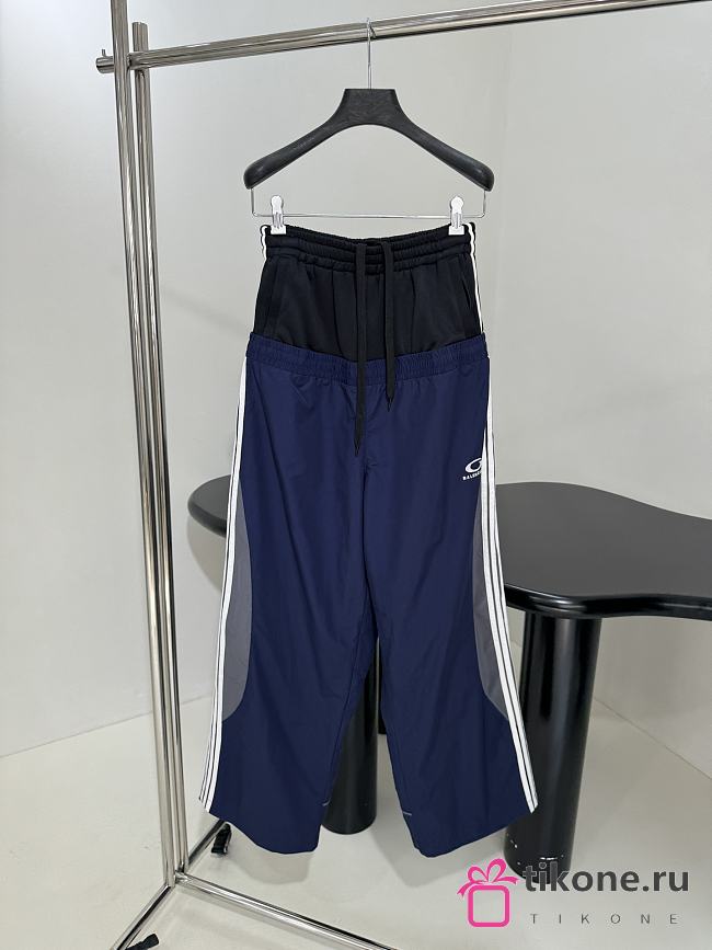Balenciaga Cut-Up Tracksuit Pants Blue - 1
