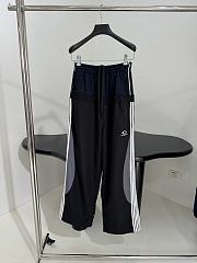 Balenciaga Cut-Up Tracksuit Pants Black - 1