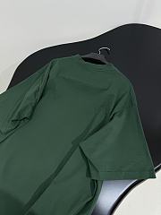 Balenciaga BB Icon Stencil T-Shirt Medium Fit In Faded Green Dry Jersey  - 6