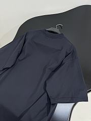 Balenciaga BB Icon Stencil T-Shirt Medium Fit In Faded Black Dry Jersey - 5