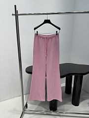 Balenciaga Flared Sweatpants in Light Pink  - 1