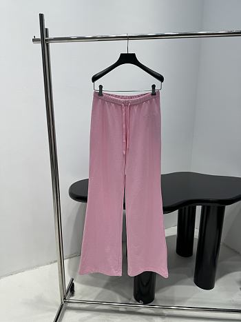 Balenciaga Flared Sweatpants in Light Pink 