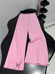 Balenciaga Flared Sweatpants in Light Pink  - 5