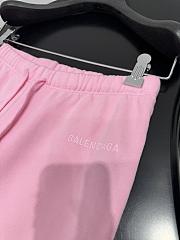 Balenciaga Flared Sweatpants in Light Pink  - 3