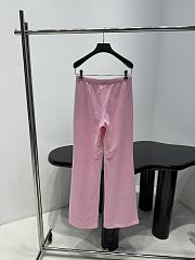 Balenciaga Flared Sweatpants in Light Pink  - 2