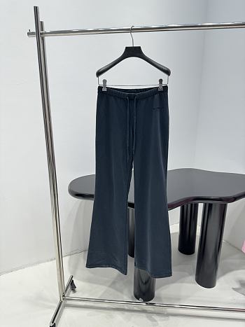 Balenciaga Flared Sweatpants in Navy Blue
