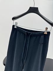 Balenciaga Flared Sweatpants in Navy Blue - 6