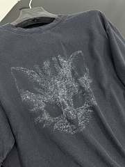 Balenciaga Kittycat T-Shirt Medium Fit In Faded Black Dry Jersey  - 6